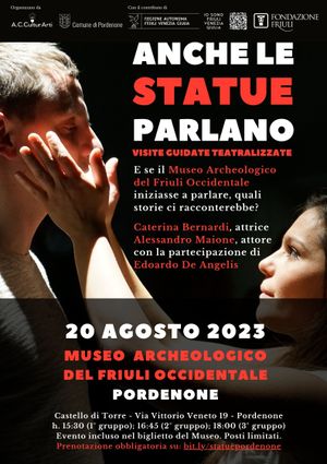 Anche le statue parlano arriva al Museo Archeologico del Friuli Occidentale di Pordenone