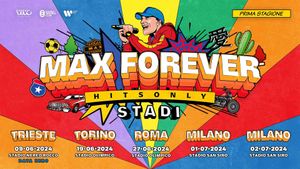 MAX PEZZALI negli stadi - Data zero in FVG domenica 9 giugno 2024 allo Stadio Nereo Rocco di Trieste