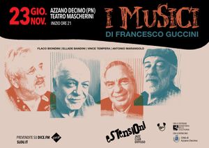 I Musici di Francesco Guccini ad Azzano Decimo Il 23 novembre (Teatro Mascherini)