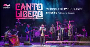 CANTO LIBERO OMAGGIO A BATTISTI-MOGOL AL POLITEAMA ROSSETTI DI TRIESTE IL 27.12.23