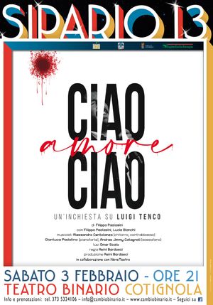 Teatro Binario di Cotignola: omaggio a Luigi Tenco con gli Asini Bardasci
