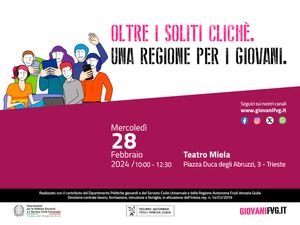 OLTRE I SOLITI CLICHÈ. UNA REGIONE PER I GIOVANI_Trieste, Teatro Miela, 28.02_ospite Valeria Cagnina, a 23 anni CEO e Founder di OFPassiON