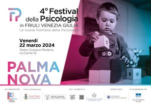 IL FESTIVAL DELLA PSICOLOGIA IN FVG FA TAPPA A PALMANOVA PER IL PENULTIMO APPUNTAMENTO SUL TEMA "PSICOLOGIA E CREATIVITÀ": venerdì 22 marzo, alle 18, al Teatro Gustavo Modena