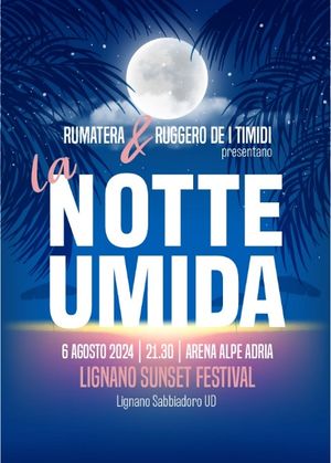 LIGNANO SUNSET FESTIVAL  Due nuovi appuntamenti con il concerto della stella TONY HADLEY e la serata di festa in musica con RUGGERO DE I TIMIDI e RUMATERA