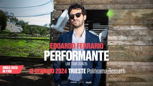 EDOARDO FERRARIO ANNUNCIA “PERFORMANTE”