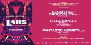 LARS ROCK FEST, il festival inclusivo che per tre giorni, dal 5 al 7 luglio, parco dei Giardini Pubblici di Chiusi (SI)