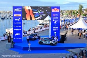 Il Rally Italia Sardegna al via: le immagini dei preparativi all'assistenza, delle ricognizioni e della partenza ufficiale