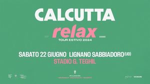 CALCUTTA è arrivato a Lignano Sabbiadoro per il debutto di uno dei tour italiani più attesi dell'estate: sabato 22 giugno allo Stadio Teghil