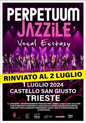 POSTICIPATO AL 2 LUGLIO 2024 IL CONCERTO DEI PERPETUUM JAZZILE