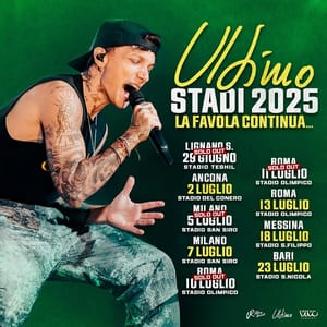 ULTIMO annuncia il soldout allo Stadio Teghil di Lignano Sabbiadoro Il 29 giugno 2025