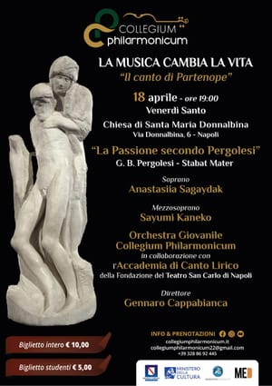 LA MUSICA CAMBIA LA VITA Al via la grande rassegna musicale organizzata e promossa dalla Associazione COLLEGIUM PHILARMONICUM     VENERDÌ 18 APRILE 2025