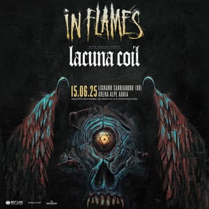 IN FLAMES - Domenica 15 giugno la band metal svedese apre il Lignano Sunset Festival. Opening act i LACUNA COIL e gli Shores of Null