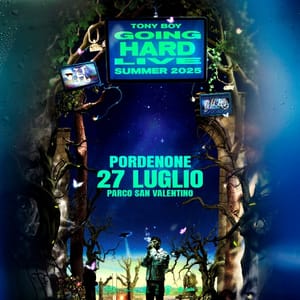 TONY BOY ll rapper idolo del pubblico giovane in concerto il 27 luglio a Pordenone