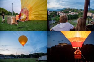 GORIZIA, CROCEVIE D’EUROPA: ieri IL VOLO TRATTENUTO IN MONGOLFIERA ALLO STADIO COMUNALE “ROSARIO VIZZARI
