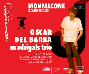 Oscar Del Barba Madrigalstrio “In abstracto” l’8 novembre a Monfalcone