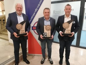 LAURENCICH, MLAKAR, MURADORE E PULZ CELEBRATI ALLE PREMIAZIONI FIA MITROPA RALLY CUP 2025