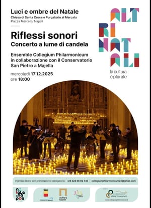 "Riflessi sonori" a Napoli Mercoledì 17 dicembre 2025