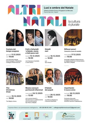 Il Natale in musica del Collegium Philarmonicum: a Napoli da giovedì 11 dicembre gli 8 concerti di "Luci e ombre del Natale"