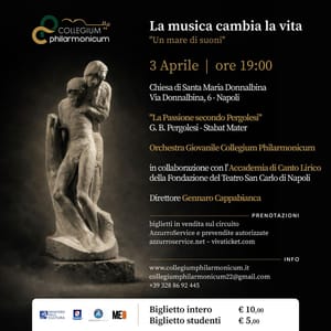 Al via la rassegna musicale ‘Un Mare di Suoni’ 2026 Il Collegium Philarmonicum inaugura la rassegna con lo "Stabat Mater" di Pergolesi nel Venerdì di Pasqua 3 aprile