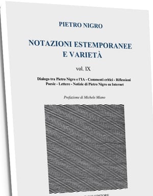 NOTAZIONI ESTEMPORANEE E VARIETA’, vol. IX di PIETRO NIGRO