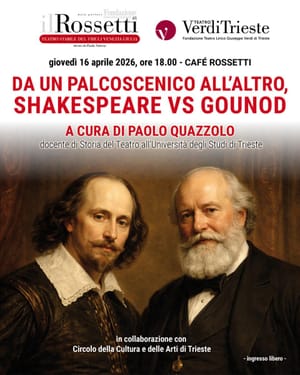 GIOVEDì 16 aprile alle ore 18 - DA UN PALCOSCENICO ALL'ALTRO, SHAKESPEARE VS GOUNOD