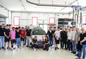 Toyota Gazoo Racing Italy apre le porte della sua struttura ai giovani: gli studenti Enaip di Lecco alla scoperta del reparto corse di Toyota Motor Italia.