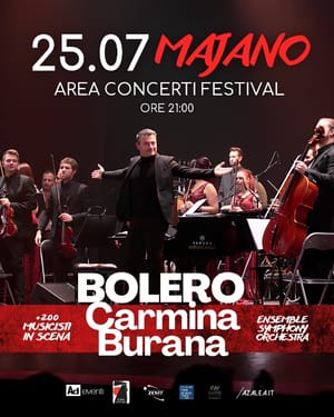 BOLERO CARMINA BURANA - Sabato 25 luglio l'Ensemble Symphony Orchestra apre il programma musicale della 66° edizione della rassegna.
