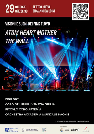 VISIONI E SUONI DEI PINK FLOYD - Il 29 ottobre al Teatro Nuovo Giovanni da Udine oltre 100 musicisti sul palco protagonsiti di un grande evento rock
