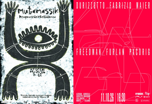 FORMA FREE MUSIC IMPULSE  Venerdì 9 e domenica 11 ottobre a Colloredo di Montalbano in arrivo Mutamassik , DV¥BD, ATLANTI e FFP