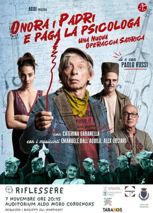 Paolo Rossi 7 novembre Cordenons per Riflessere, festival della legalità