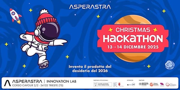 Trieste sabato 13 e domenica 14 dicembre la maratona a premi per makers e creativi "Christmas Hackathon" al Lab Urban Center per il prodotto del desiderio 2026