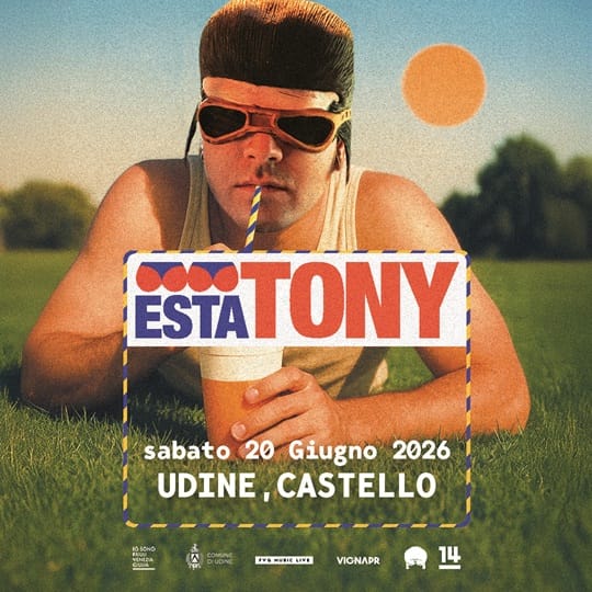 TONY PITONY il 20 giugno 2026 in concerto al Castello di Udine la nuova rivelazione della scena musicale italiana