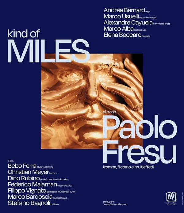 39° festival Time in Jazz: l'11 agosto a Berchidda (Ss) "Kind of Miles" di e con Paolo Fresu