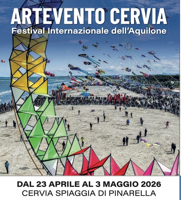 Artevento Cervia  Festival Internazionale dell'Aquilone 46° edizione  Dal 23 aprile al 3 maggio 2026 Cervia