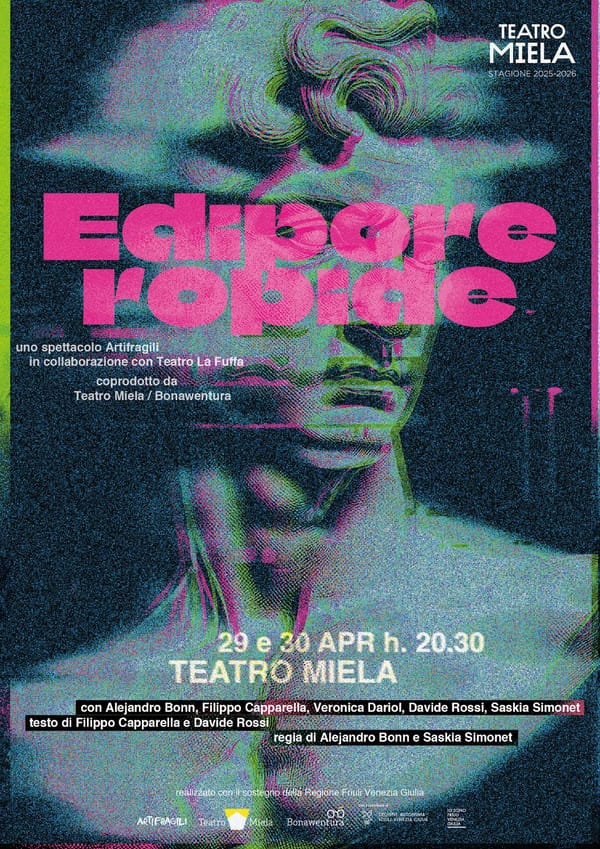 29 e 30 aprile EDIPOREROPIDE al Teatro Miela TRIESTE