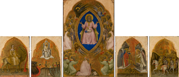 Gli scheletri del Polittico dell'Apocalisse di Alberengo