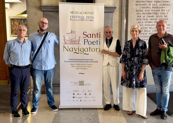 Presentato oggi Musica Cortese a Gorizia - 23° edizione - il festival di musica antica di Dramsam