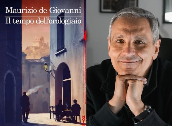Incontri con l’autore e con il vino: giovedì 20 agosto Maurizio de Giovanni presenta “Il tempo dell’orologiaio” (Feltrinelli).