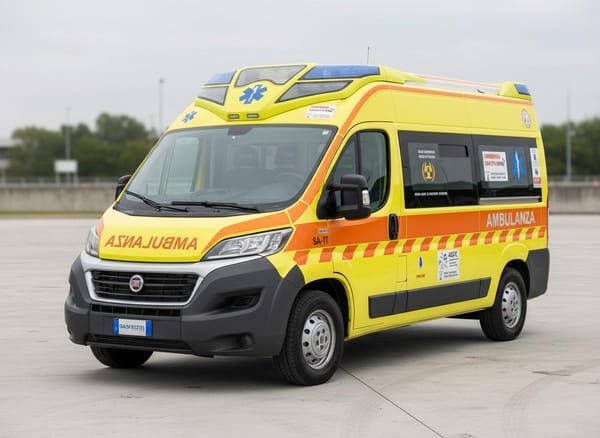 Un'ambulanza pediatrica per l'Associazione Due Pistoni anche con il contributo di Folkest